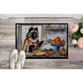 thumbnail image 2 of Carolines Treasures DAC1785JMAT 24 x 36 in. Unisex Keeshond Fall Kitchen Pumpkins Indoor or Outdoor Mat, 2 of 5
