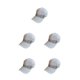 thumbnail image 2 of Guardurnaity Gorras de béisbol Rhinestone Sun Visor Sombreros Hebilla de metal Ala ancha Cola de caballo Sombrero Ajustable Viajes Compras Deportes Type2 NO2, 2 of 6