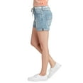 thumbnail image 3 of Dickies Women's High Rise Cuffed Denim Shorts Blue Size 0, 3 of 3