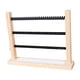 thumbnail image 5 of Earring Display Stand Expositor de Pendientes en Metal Y Madera Organizador de Joyas Soporte de Colgantes Estante Decorativo Adecuado para Tocador Sal Negro, 5 of 8