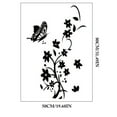 thumbnail image 3 of Bangcool Wall Sticker Butterfly Flower DIY Self Adhesive PVC Window Sticker Door Decal, 3 of 10