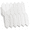 Glossy Dolomite White-1, variant on Glossy Dolomite White 1 Sheet Long Hexagon Peel and Stick PVC Wall Tiles 12.8 x 12.8 Inch