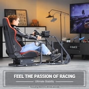 Marada G923 Racing Simulator Cockpit Stable Fits Logitech G29 G920 Steering Wheel Stand PC