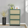 thumbnail image 4 of Eco-Friendly Bamboo Shoe Cabinet with 6 Compartments, Large Capacity for 30 Pairs of Shoes, Removable Panels for Versatile Storage and Organization, 4 of 8