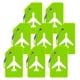 thumbnail image 1 of Etiquetas de equipaje M-Sorflly Quick-Spot, 8 unidades, silicona, color verde, 1 of 6