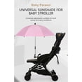 thumbnail image 4 of syligr Chair Umbrella with Clamp, Adjustable 360° Sun Shade UPF 50+, 29.5" Portable Beach Umbrella for Strollers Wheelchairs Patio, Heavy Duty Clip-On Sunscreen for Outdoor Camping, Father's Day Gift, 4 of 10