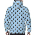 thumbnail image 7 of Fotbe Men's Hoodie with french Bulldog Face Pattern - Kangaroo Pocket Pullover Hooded Sweatshirt, Perfect for Daily Wear, Travel, and Home-Medium, 7 of 7