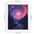 thumbnail image 2 of Paint by Numbers Kit for Adults, Surreal Night Sky Landscape Paint by Numbers, Easy Paint by Numbers Kit for Adults Beginner, DIY Adult Paint by Number Kits on Canvas, 12x16in Home Decor, 2 of 7