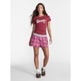 thumbnail image 2 of No Boundaries Longline Graphic Cotton Baby Tee, Women's XXS-XXL, 2 of 5