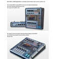 thumbnail image 3 of Lannge MD-2006 Consola de mezcla digital portátil de 6 canales Mezclador Pantalla táctil LCD, 3 of 8
