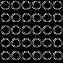 100Pcs White Roman Blind Curtain Rings, 0.51" O-Rings Plastic Rings for Roman Shades, Roman Blind Curtain Rings Cafe Curtain Rings Plastic O Rings Roman Shade Hardware for DIY Blinds, Curtains