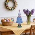 thumbnail image 4 of Decoraciones de Pascua para el Hogar Lindo Conejos de Resina Ornamento Jardín Del Hogar Suministros de Decoración, 3.5x3.5x13 cm, Azul Rosa Púrpura, 4 of 6