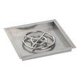 thumbnail image 2 of AFG Spark Ignition Fire Pit, Square Bowl Pan, LP Gas, 30in. Pan/18in. Burner, 2 of 4