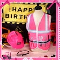 thumbnail image 4 of Disfraz de trabajador de la construcción Handepo para niños con casco, 4 of 7