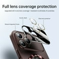 thumbnail image 3 of Magnetic Compatible with iPhone 14 Pro Max Case with Full Lens Coverage Protection, Built-in kiackstand Compatible with Magsafe Shockproof Protective Back Cover for iPhone 14 Pro Max, Red, 3 of 6