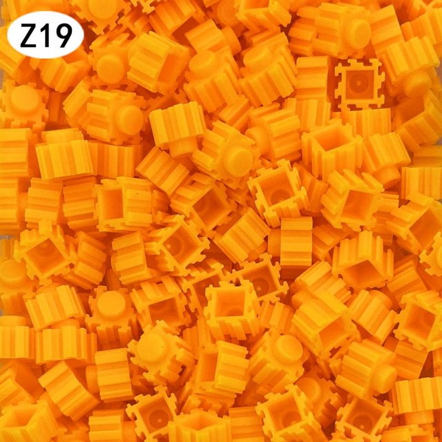 100 piezas de bloques de construcción de microdiamantes de 8 x 8 mm con diseño de píxeles en 20 colores, ladrillos pequeños 3D para bricolaje, juguetes educativos para niños