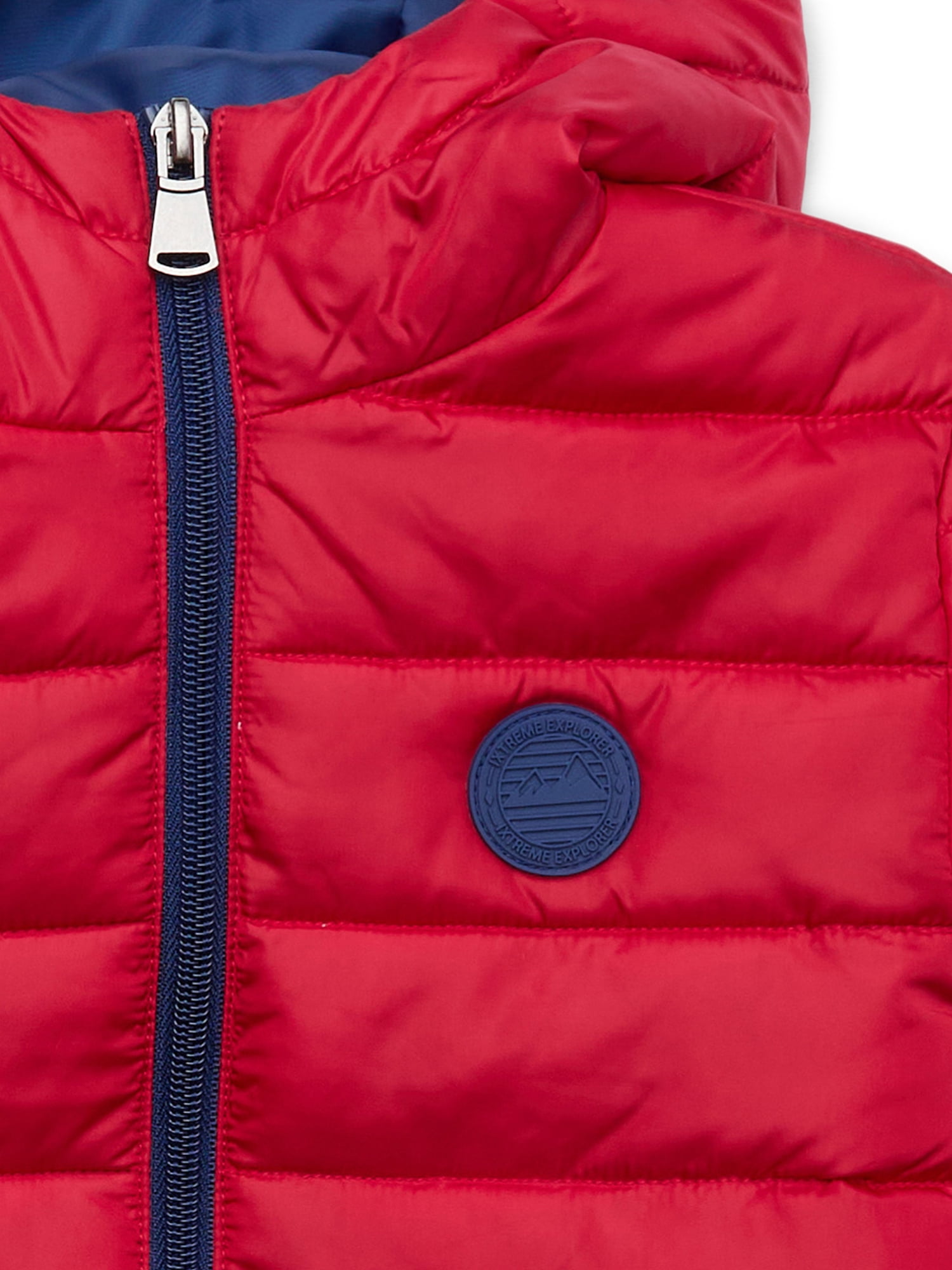 Ixtreme Boys Solid Quilted Hooded Puffer Jacket, Sizes 4-18