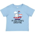 thumbnail image 3 of Inktastic My Great Grandma Loves Me Grandson Boys Baby T-Shirt, 3 of 5