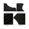 thumbnail image 5 of TEMOFON Tank Tops for Women V Neck Women Sleeveless Shirts Loose Fit Summer Tanks Flowy Casual Basic Tops Solid Color Black Size XL, 5 of 5
