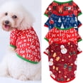 thumbnail image 5 of Pet Cat Puppy Christmas Vest T-Shirt Coat Dog Clothes Apparel Thin Shirt Costume, 5 of 14