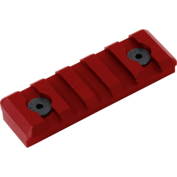 Timber Creek M-Lok 5 Slot Picatinny Rail, Red