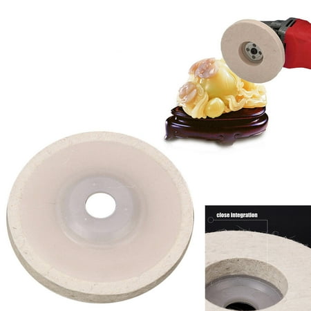 

Porfeet 1Pc 100mm 4 Inch Wool Buffing Angle Grinder Wheel Felt Polishing Disc Pad Tool