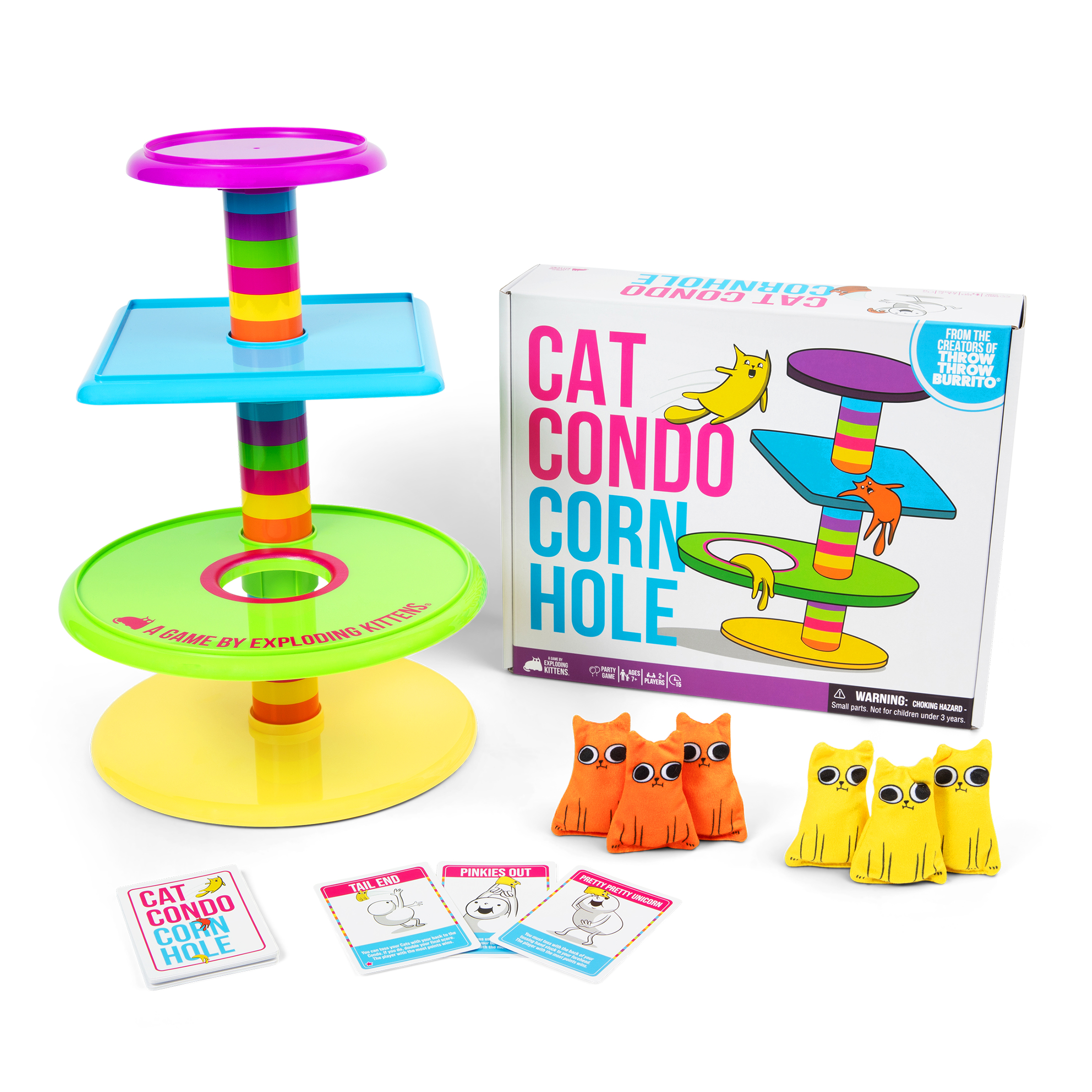 Exploding Kittens Cat Condo Cornhole Game Set photo 2