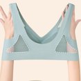 thumbnail image 4 of Women's Plus Size Wireless Bra with Adjustable Back Closure, Breathable Thin Cup Seamless Full Coverage Comfort Support, 4 of 7