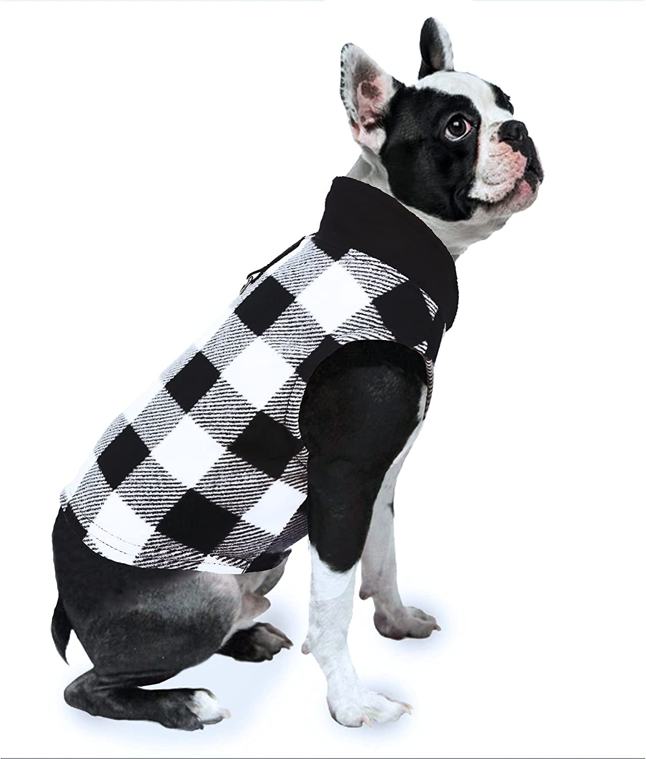 YAODHAOD Dog Fleece Vest, Pet Sweater, Warm Pullover Fleece Dog Jacket