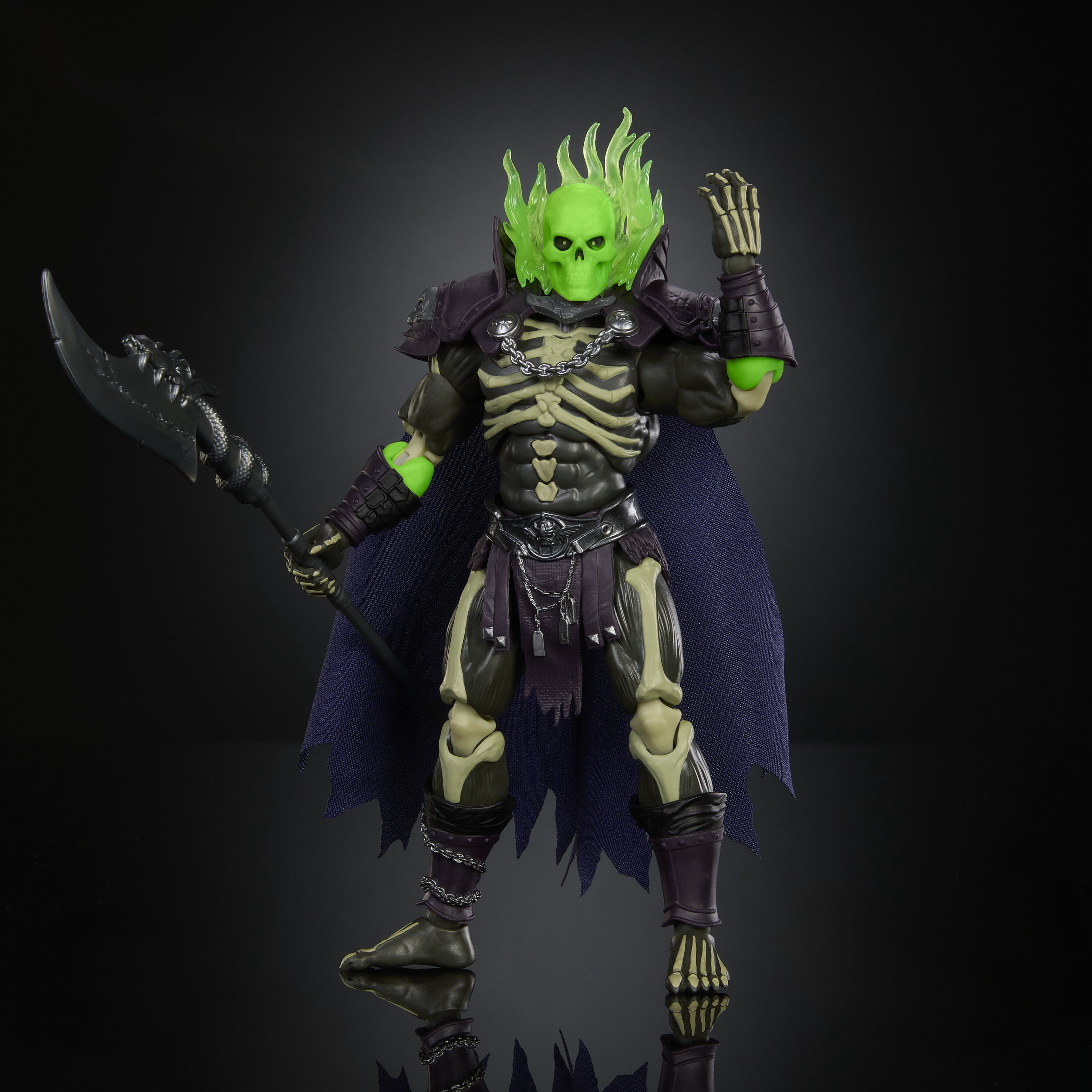 Masters of the Universe Chronicles Scare Glow Action Figure Toy MOTU 1:12 Scale 32 Articulations