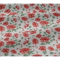 thumbnail image 5 of oneOone Viscose Jersey Fabric Leaves & Peony Floral Print Fabric BTY 60 Inches Wide, 5 of 5