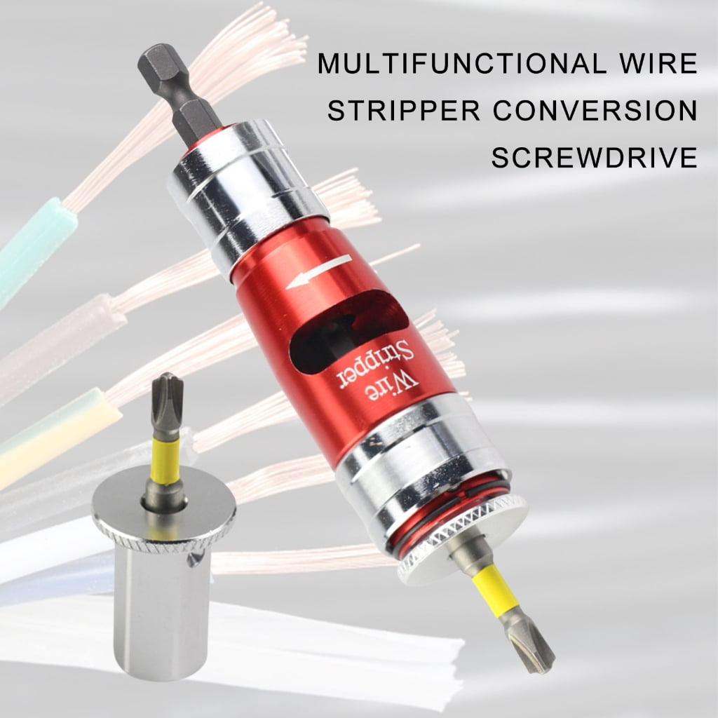 Wire Stripping and Twisting Tool for Drill Electric Wire Strippers Professional Electrician Tool Portable Wire