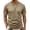 Khaki, variant on LEKWK Mens Shirts Short Sleeve Crewneck Casual Athletic Shirts Lightweight Loose Fit Comfy Basic Tees Summer Fashion Workout Daily Wear