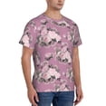 thumbnail image 5 of Rocae Rose Flowers for Men's Moisture-Wicking Crew Tee - T-Shirt for Sports, Outdoor Activities, and Casual WearX-Large, 5 of 9