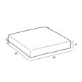 thumbnail image 4 of ARDEN Oceantex Outdoor Seat Cushion, 21 x 21, Patio Cushion, Rain-Proof, Fade Resistant, Tan Hamilton, 4 of 11