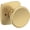 Gold, variant on Baldwin PVSOLSFR112 Solvang Privacy Door Knob Set - Bronze