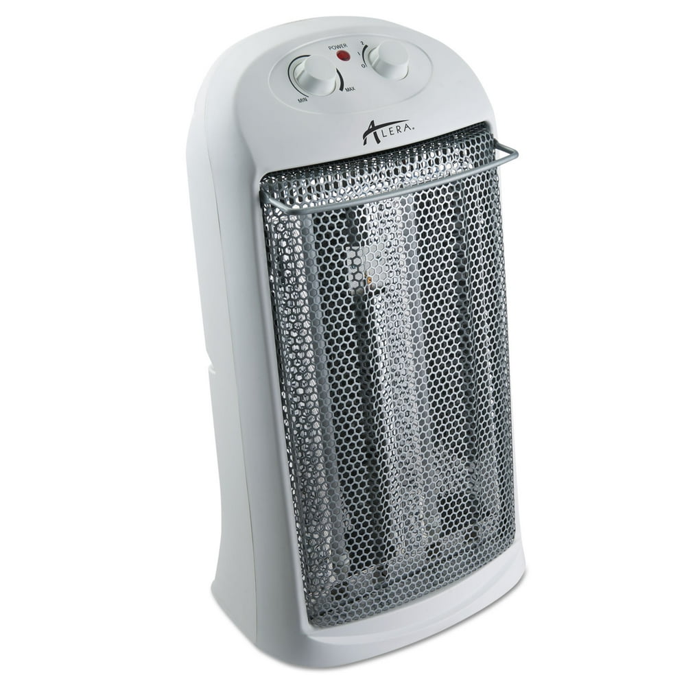 Alera Quartz Tower Heater, 13 1/4"w X 10 1/8"d X 23 1/4"h, White
