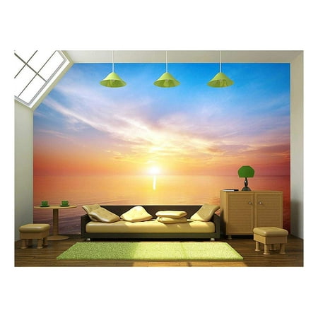 wall26 - Beautiful Seascape. Composition of Nature. - Removable Wall Mural | Self-adhesive Large Wallpaper - 100x144