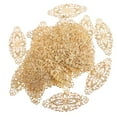 thumbnail image 3 of 50x  Filigree Wraps Connector Embellishments Jewelry Findings, 3 of 8