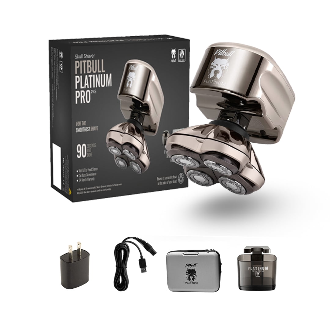 Free Shipping! Skull Shaver Pitbull Platinum PRO PX5 Head Face