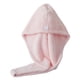 thumbnail image 1 of Gorro de secado de cabello simple Toalla de secado de cabello de terciopelo coralino Toalla de secado de cabello grueso Toalla de secado de cabello con absorción de agua (Rosa), 1 of 5