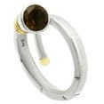 thumbnail image 4 of Natural Smoky Quartz - Brazil 925 Sterling Silver Ring s.7 Jewelry DGR1138_C_7 R-1248, 4 of 7