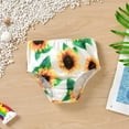 thumbnail image 7 of DHFJKG Baby Girls Swimsuit Bikini Set Kids One-Shoulder Floral Print Bathing Suit With Headband 3PCS Swimwear For 6-12M Comfy Beachwear, 7 of 7