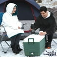 thumbnail image 4 of Huggle Hoodie, Ultra Plush Adult Blanket, Grey, One Size, 4 of 4