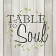 thumbnail image 2 of Kimberly, Allen 12x12 White Modern Wood Framed Museum Art Print Titled - Table to Soul, 2 of 4