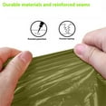 thumbnail image 3 of Harlier Emergency Rain Poncho and Storage Bag, Green Thermal Mylar Space Blanket Sack Survival Kit for Car Activities Hiking Camping Gear Equipment, 3 of 7