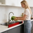thumbnail image 1 of Klonfd Silicone Guard With Suction Cup – Flexible Baffle For Kitchen & Bathroom 20" Reusable Water Guard For Kitchen Strong Suction Protector, 1 of 4
