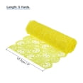 thumbnail image 2 of Unique Bargains Lace Ribbon 5 Yards 7 Inch Lace Flower Trim for Craft Headbands Wedding Yellow, 2 of 5