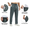 thumbnail image 5 of Weilanxin Men's Mesh Lightweight Sweatpants with Zipper Pockets Athletic Pants for Men Gym Pants for Workout,Jogging,Running, 5 of 9