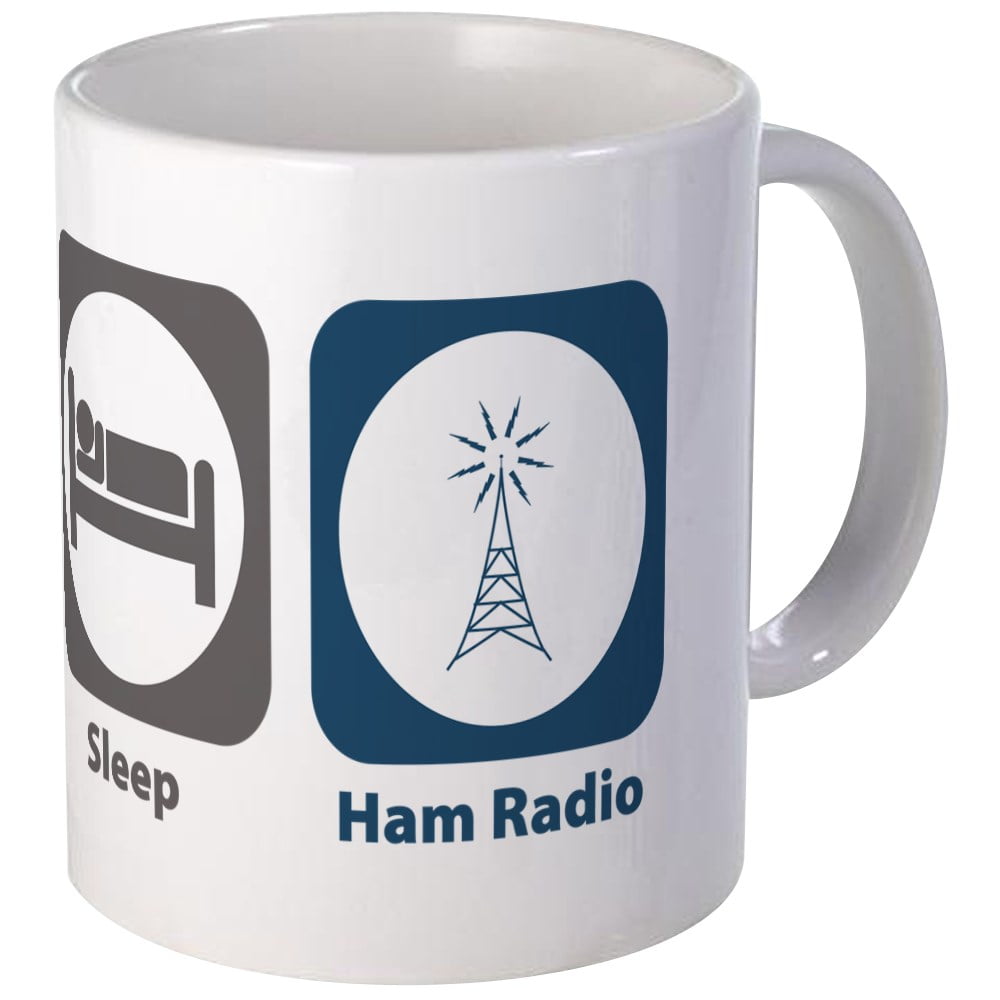 CafePress - Eat Sleep Ham Radio Mug - Unique Coffee Mug, Coffee Cup